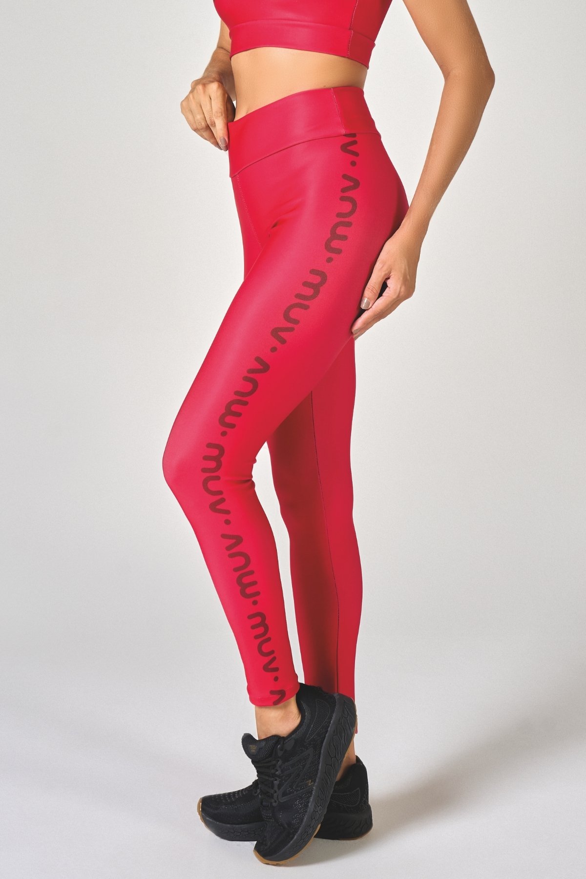 Legging Feminina Trendy Muv Vermelho Muv Fit