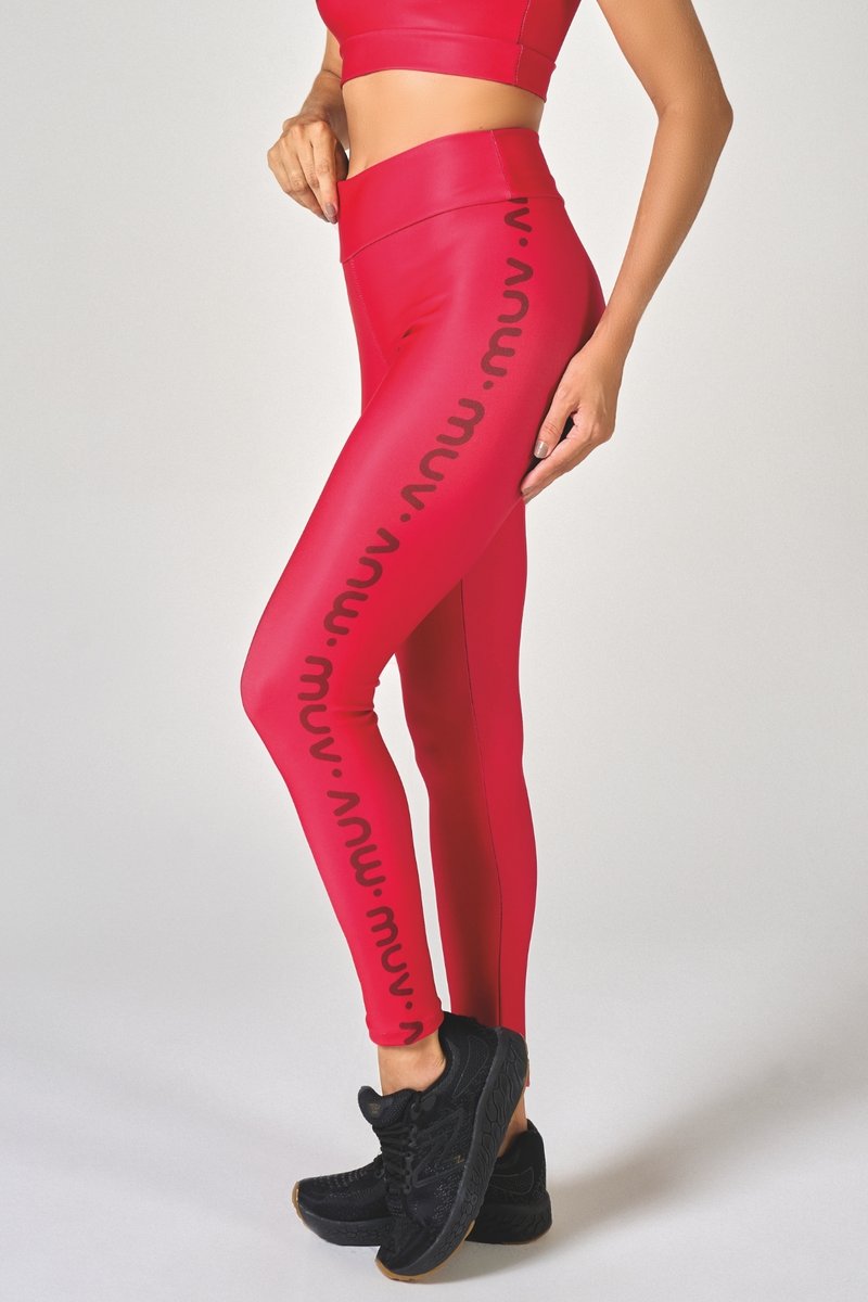 Legging Feminina Trendy Muv Vermelho Muv Fit